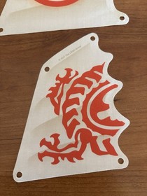 LEGO 70618 Ninjago Movie Destiny's Bounty Cloth Sail Set White Dragon Authentic