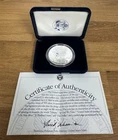 2002-W Proof American Silver Eagle 1oz .999 Silver w/ Box & COA West Point