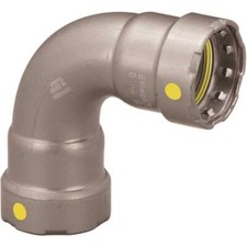 Viega MegaPressG 90 Elbow 1" x 1" Steel