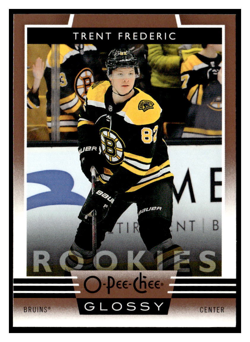 2019-20 O-Pee-Chee Glossy Rookies Copper #R9 Trent Frederic INSERT