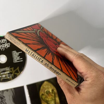 Metallica - St. Anger (CD + DVD, 2003, 2-Disc) Booklet Japan Sicp