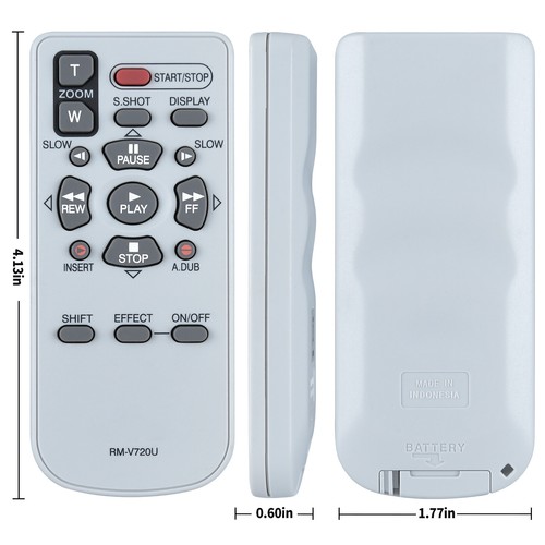 New RM-V720U For JVC Digital Video Camera Camcorder Remote Control GRD275US - Picture 3 of 5