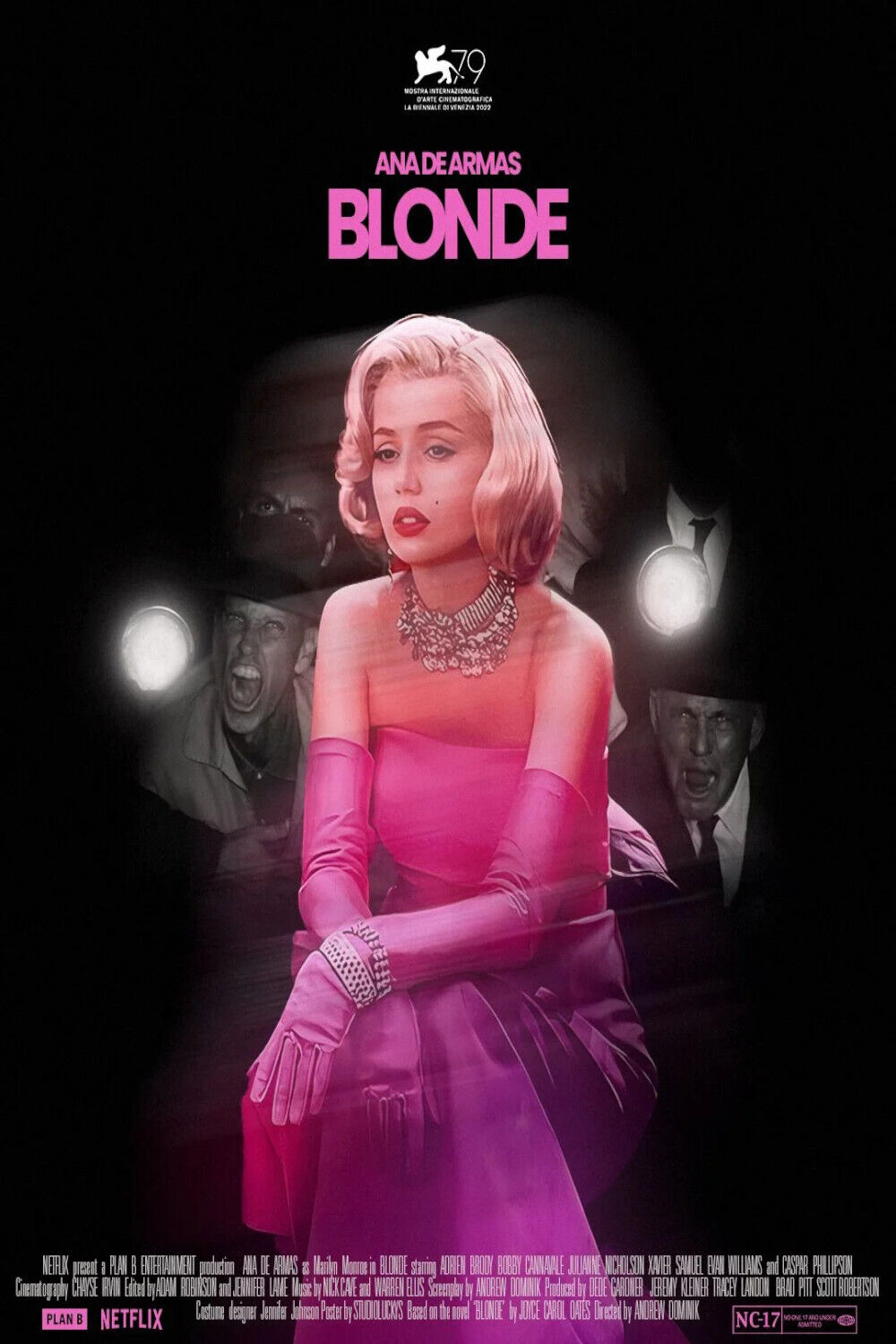 Blonde Movie Poster Quality Glossy Print Photo Art Ana de Armas Marilyn  Monroe Sizes Available 8x10 11x17 16x20 22x28 24x36 27x40 #1 (22x28) 