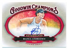 2020 UPPER DECK GOODWIN CHAMPIONS AUTOGRAPH BIANCA ANDREESCU #HA-BA