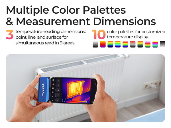 TOPDON TC001 Plus Termocamera Infrarossi Con Fotocamera Visiva - Foto 13