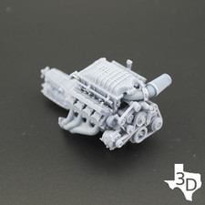 Dodge Hellcat Demon Hellaphant Model Engine Resin 3d Printed 125 124 Dodge Hellcat Demon Hellaphant Model Engine Resin 3d Printed 125 124