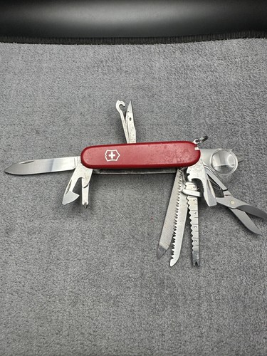 VICTORINOX Champion Plus Swiss Army Knife 91mm Multi Tool RED ... - Picture 12 of 19
