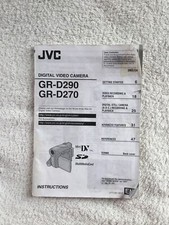 JVC GR D290 + GR D270 Cyfrowa kamera wideo Instrukcja