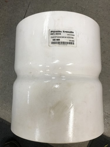 16โ PVC COUPLING SCHEDULE 40 DWV PLASTIC TRENDS D6016 hub x hub ASTM F1866