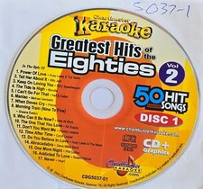 5037-1   EIGHTIES   1 DISC CHARTBUSTER KARAOKE LOT VA