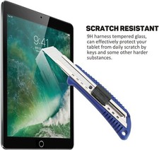 For Apple iPad 9th Gen 10.2" Full Coverage Tempered Glass Screen Protector