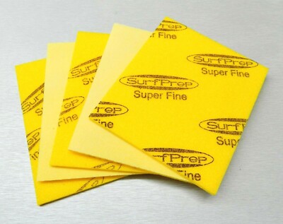 Sanding Sponge Foam Back Pads 5-1/2'' x 4-1/4'' Super Fine By STARCKE - 5 Pieces