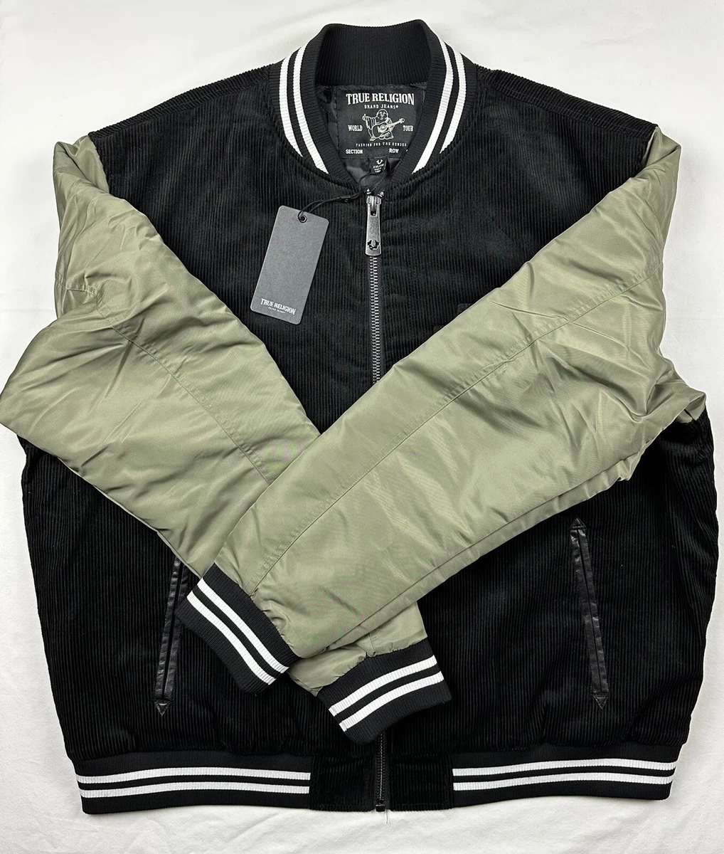 True religion sequin bomber jacket top