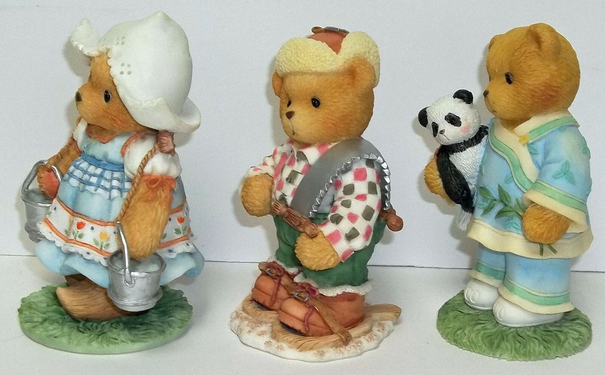 Cherished Teddies 3 Across Seas Holland, variation, China, Canada