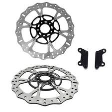 14" Big Floating Brake Rotors with Extension Bracket for Harley 09-23 FLHX FLTR