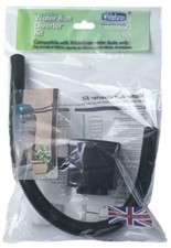 Whitefurze Water Butt Diverter Kit, rainwater diverter kit black
