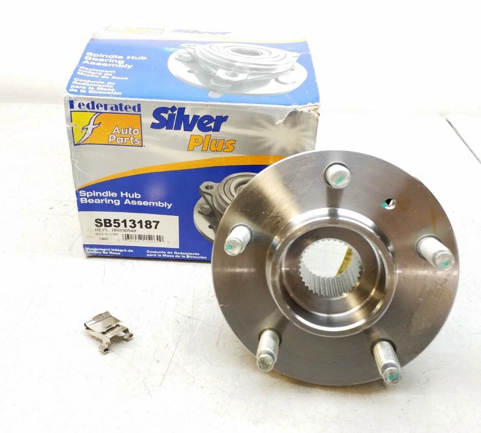SB513187 Conjunto de cojinete de buje de husillo plateado para autopartes federadas plateadas más Foto 3 de 4