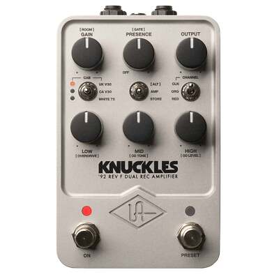 Universal Audio UAFX Knuckles  92 Dual Rec Amplifier Overdrive Pedal
