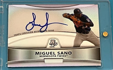 2010 BOWMAN PLATINUM + REFRACTOR - AUTOGRAPH - MIGUEL SANO (RC's)  AUTO (SP) + 1