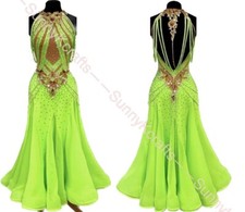 Handmade Dance Dress/Standard Ballroom Competition Dress smooth Waltz Tango