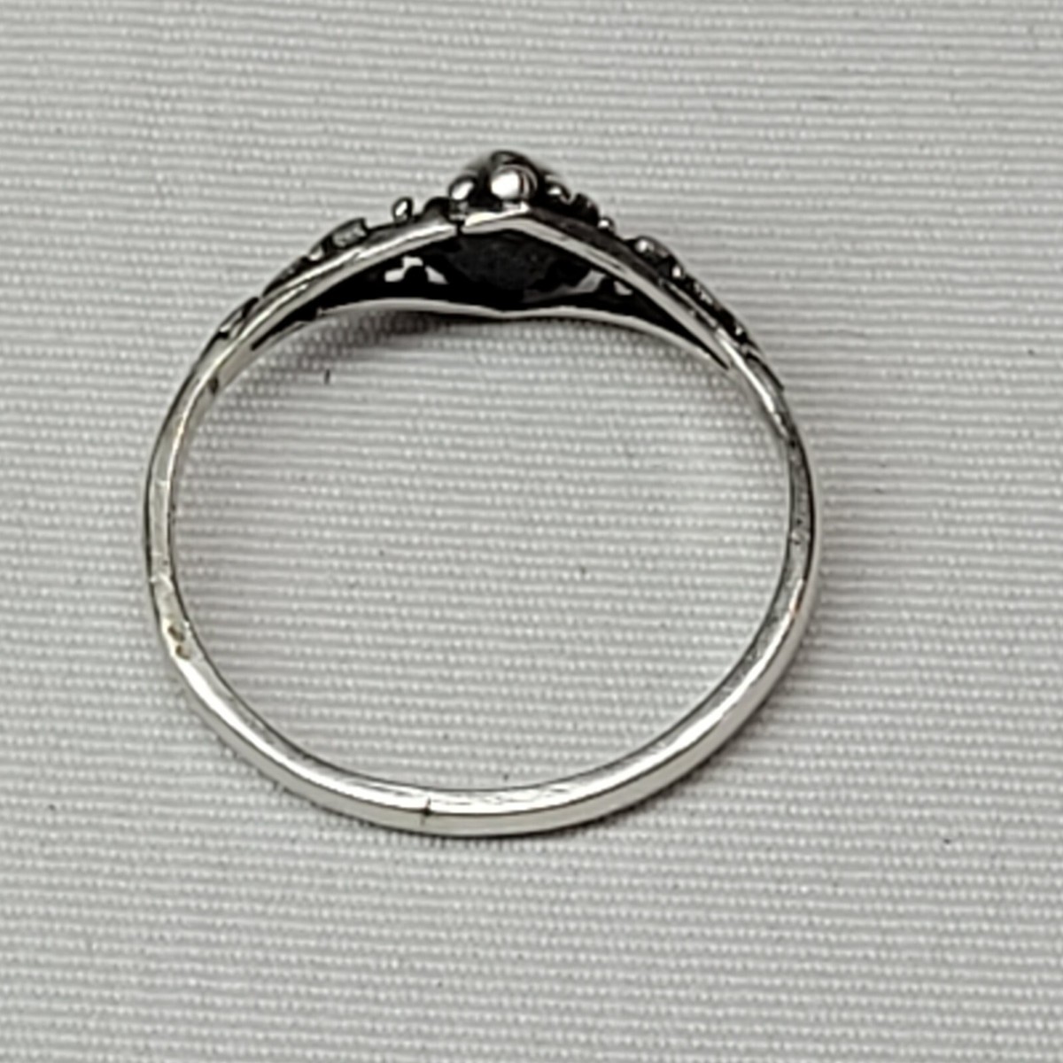 Bague Ancienne Argent Massif 925 Avec Turquoise - Taille 55, Style Vintage, "neuf De Stock"