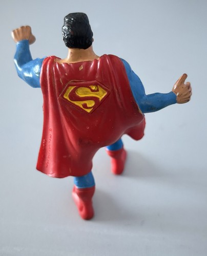 ✅ 1988 Figura Made In Spain DC Comics Superman PVC Figure Figurine 4" - Imagen 3 de 3