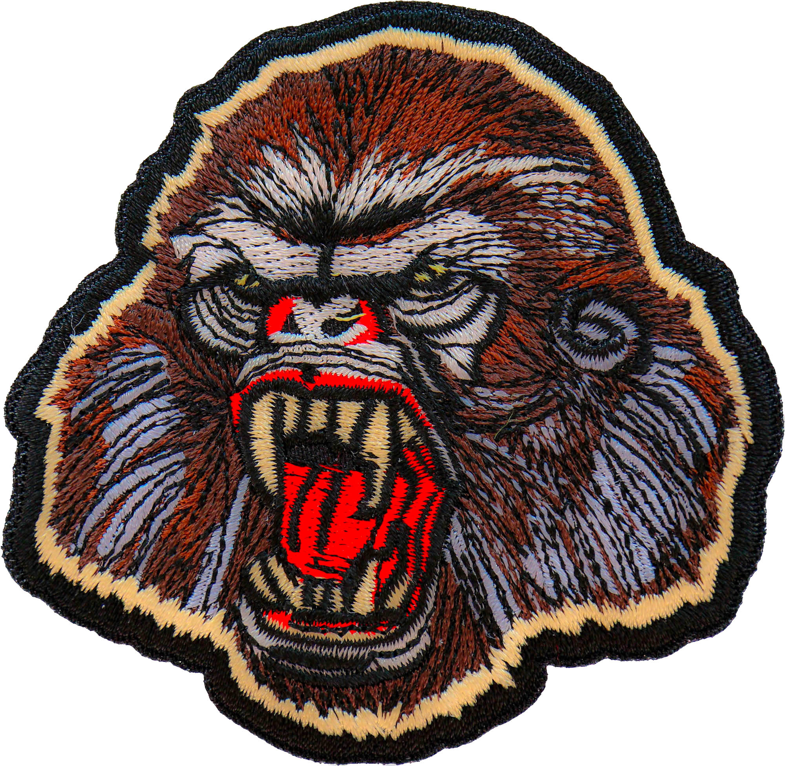 Gorilla Iron on Patch - 3x3 inch - P7386