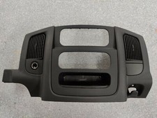02-05 Dodge Ram Dash Radio Bezel Climate Trim Panel  Vents Storage Black B10