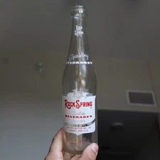 Vintage ACL pop SODA bottle - ROCK SPRING of SHAKOPEE, MINNESOTA - 10 oz ACL