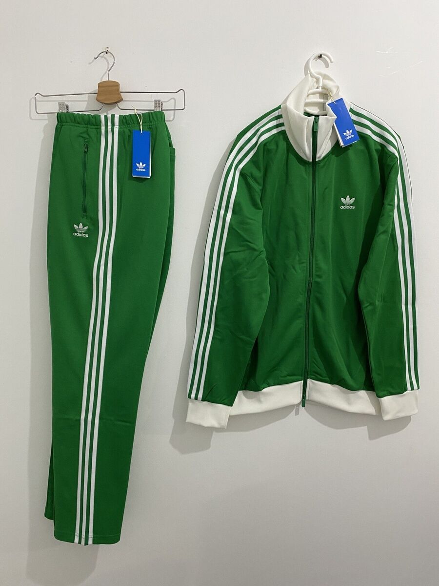 Adidas Originals Beckenbauer Tracksuit Green White Size 2XL Adidas Originals Beckenbauer Tracksuit Green White Size 2XL