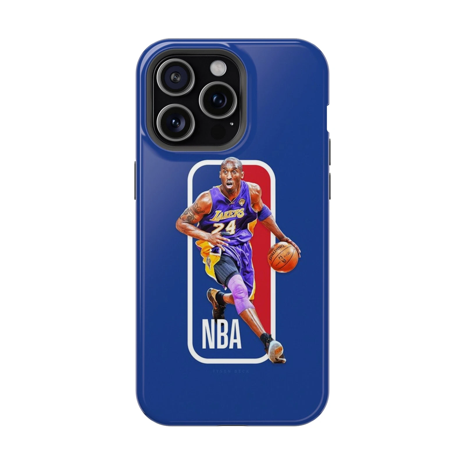 Kobe Bryant NBA Logo, Black Mamba Phone Case