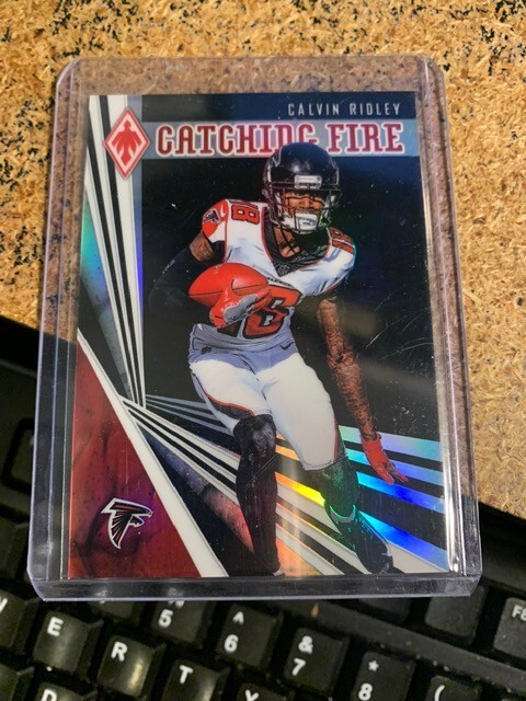 2019 PANINI PHOENIX CALVIN RIDLEY CATCHING FIRE 10/10 HIT SSP
