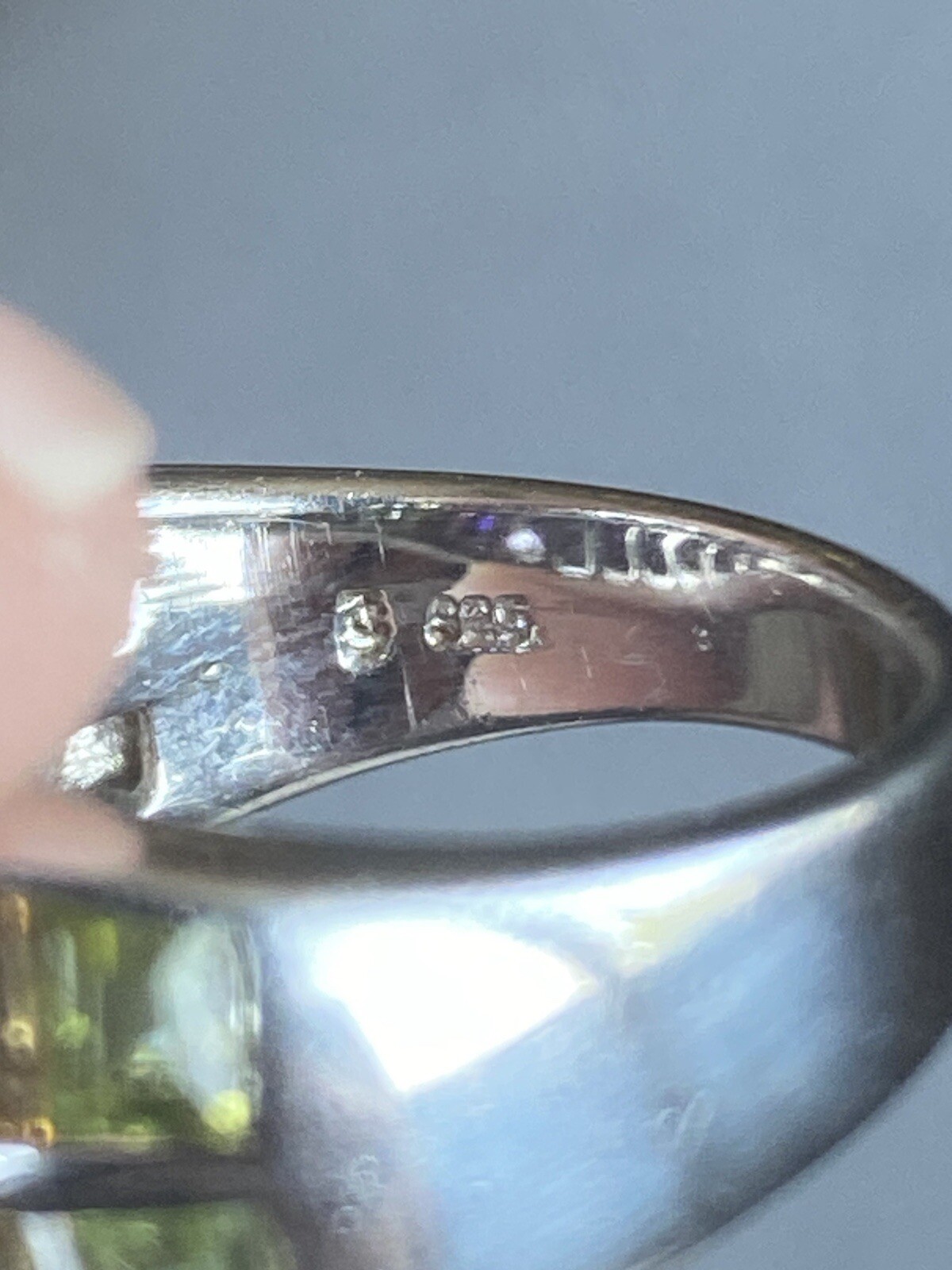 Multi Gemstone Ring Sterling Silver 925 Double St… - image 7