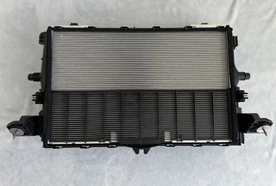 OEM 2021-2026 Tesla Model 3 Y Radiator + Cooling Fan Shroud Assembly 1493995-00 - Image 1 of 4