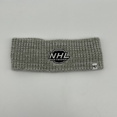 NHL Network Bandana Women Hat Cap Gray Black Hockey Outdoor Athletic Ladies