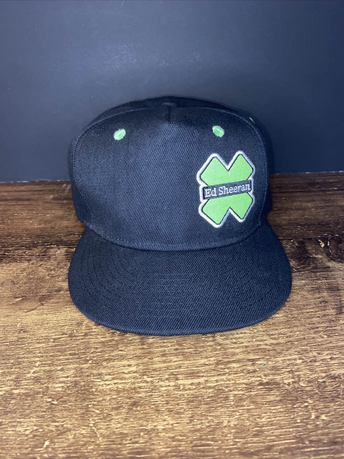 Ed Sheeran Snapback Cap Hat X Concert Divide Addition Music Black Green