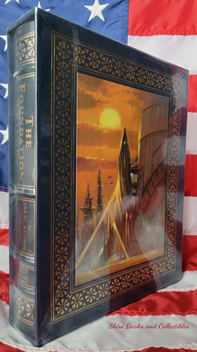SEALED NEW Foundation Trilogy Isaac Asimov Easton Press Leather Lt Ed 800 Signed - Picture 2 of 7