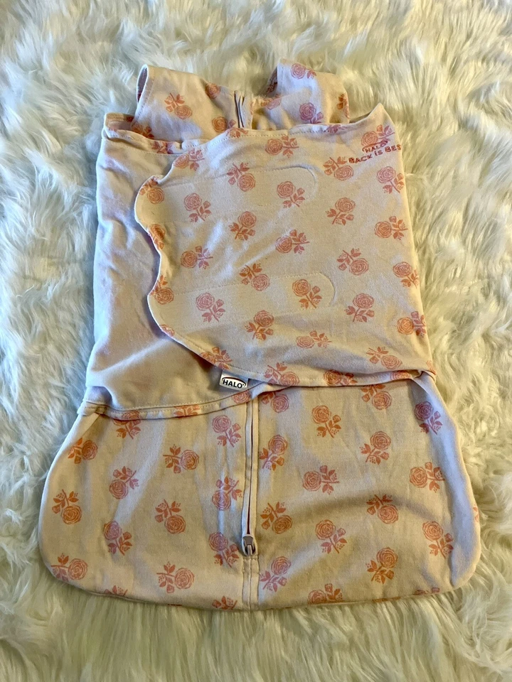 Halo Sleep Sack Baby Girl Pink Floral 0-3 Months - Image 2 of 4