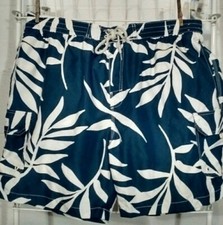 Caribbean Joe's Island Co Hawaiian Swim Trunks EUC