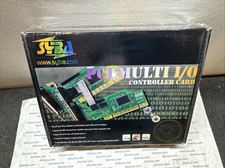 SYBA PCI Multi I/O Controller Card Brand New Sealed Parallel Port Serial VTG PC