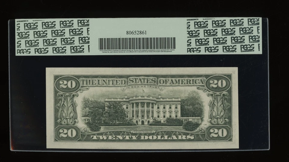 DBR 1981-A $20 FRN Dallas Gem Fr. 2074-K PCGS 65 PPQ Serial K74390103A - Image 2 of 2