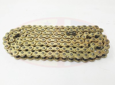Schwerlast Motorrad Antriebskette 428H-132 gold für Suzuki RM100 RM 100 76-81
