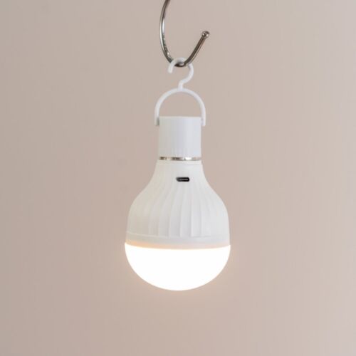 LED Rechargeable Light Bulb ES E27 Timer Function Dimmable Warm Cool Bright USB - Picture 9 of 11