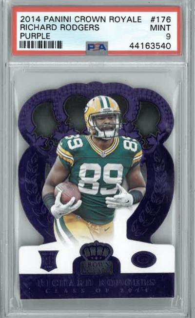 Richard Rodgers Panini Crown Royale #176 Purple