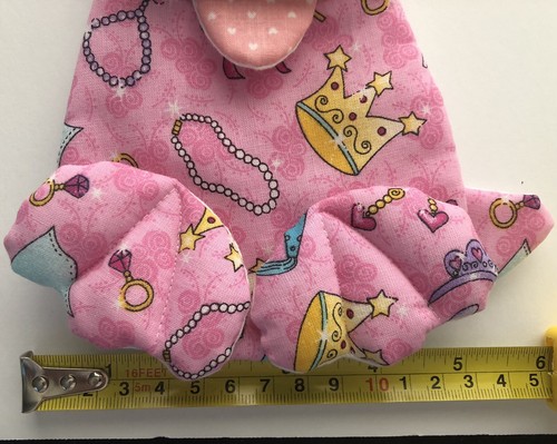 Tooth Fairy Puppy Princess Dog Pillow Handmade 8" - Picture 4 of 5