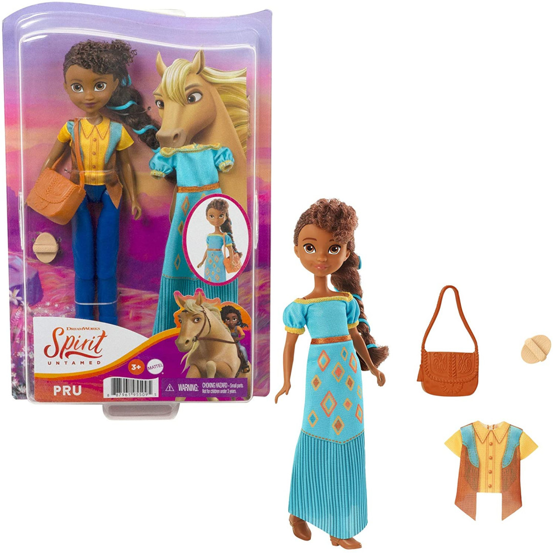 Spirit Untamed Pru Doll and Fashion Kids Toy New Childrens