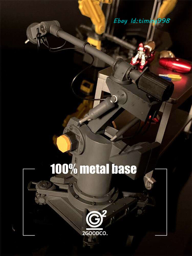 その他 2GOODCO 1/12 Iron Man Lab Accessories 2goodco 1/12 Iron Man Workbench Robot Arm Scene Model