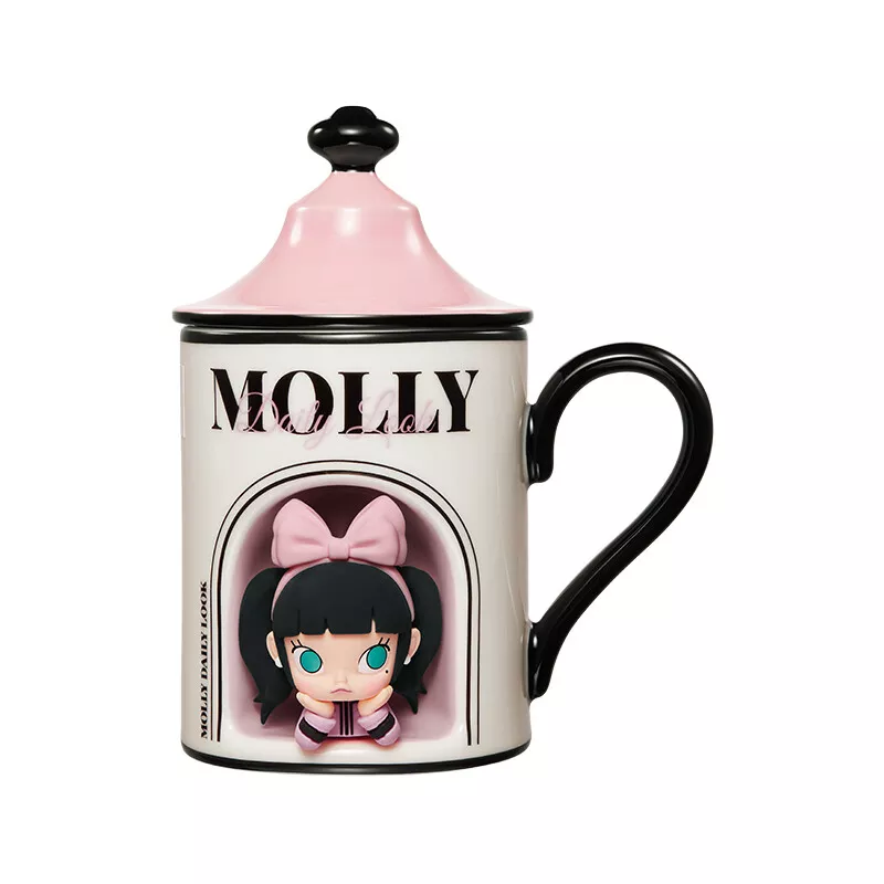 POPMART MOLLY Daily Look Series Ceramic Cup 13oz/380ml hot
