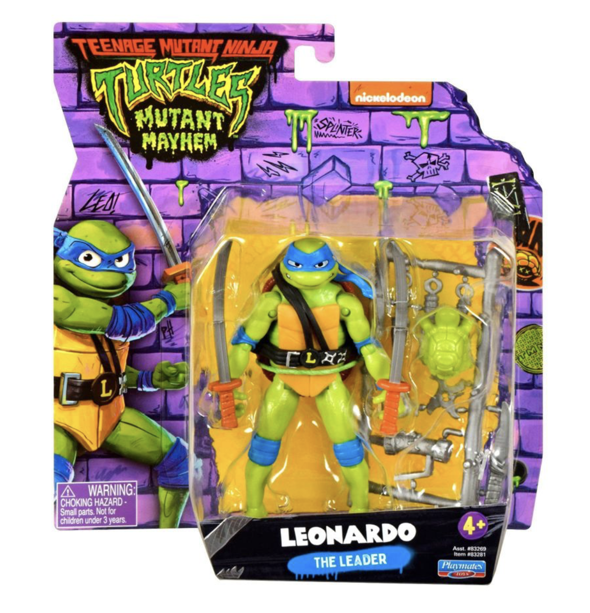 TMNT Tortues Ninja: Mutant Mayhem Movie - Playmates - Leonardo Making