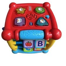 VTech Busy Learners Activity Cube Primary Colors Toddler Learning Toy 6 Months +